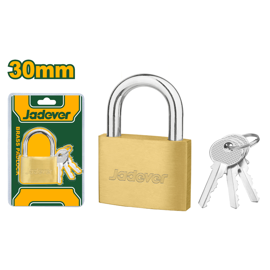 Principal Candado Bronce 30mm Jadever JDPD1430 - Imagen 1