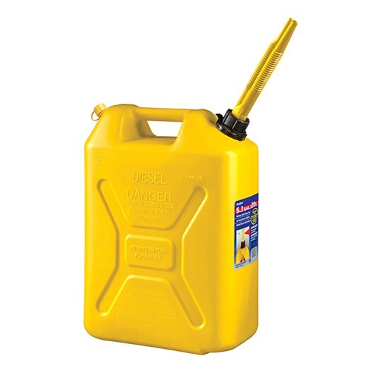 Principal Bidon Tipo Militar Scepter 20 lt Amarillo Gasoil - Imagen 1