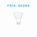 Lampara Dicroica GU10 Luz Fria 7W UHome - Imagen 4