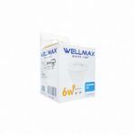 Lampara LED WELLMAX Dicroica 6w GU10 Cálida