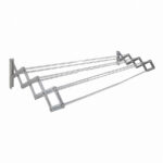 Tendedero aluminio de pared 1m MOR