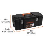 Caja Herramientas c/broches metal "TRUPER" chp23x - Imagen 3
