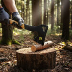Hacha camping de metal y madera TRAMONTINA - Imagen 4