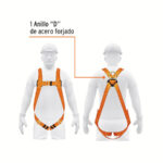Arnés cuerpo completo anticaídas 1 anillo TRUPER ARN-5435 - Imagen 3